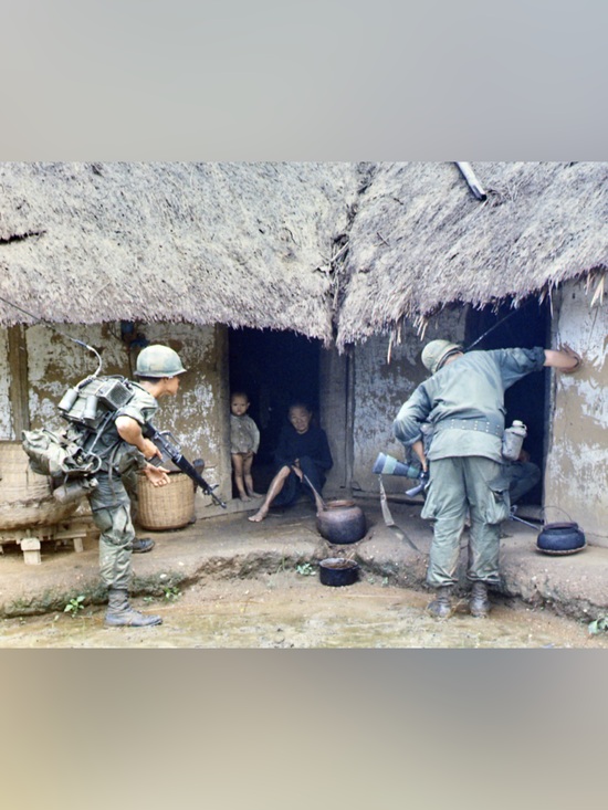 Other - 1966 CO.A 1st Battalion 8th Cavalry Operation Irving Vietnam War 8x10 Photo